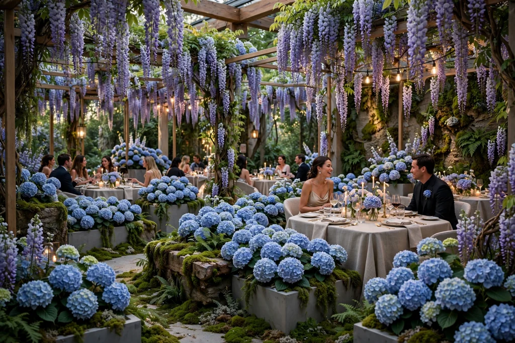 Immersive Floral Installations & Monobloom Design